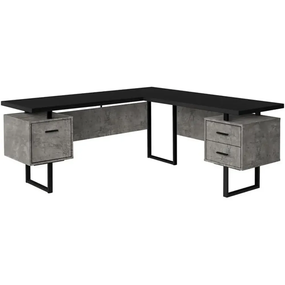 Desk Setup Office - مكتب كمبيوتر على شكل حرف L