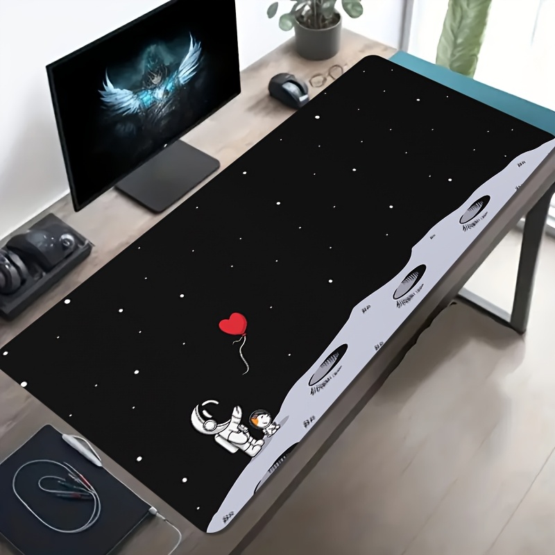 Desk Setup With Laptop - لوحة ماوس كبيرة الحجم بتصميم رائد