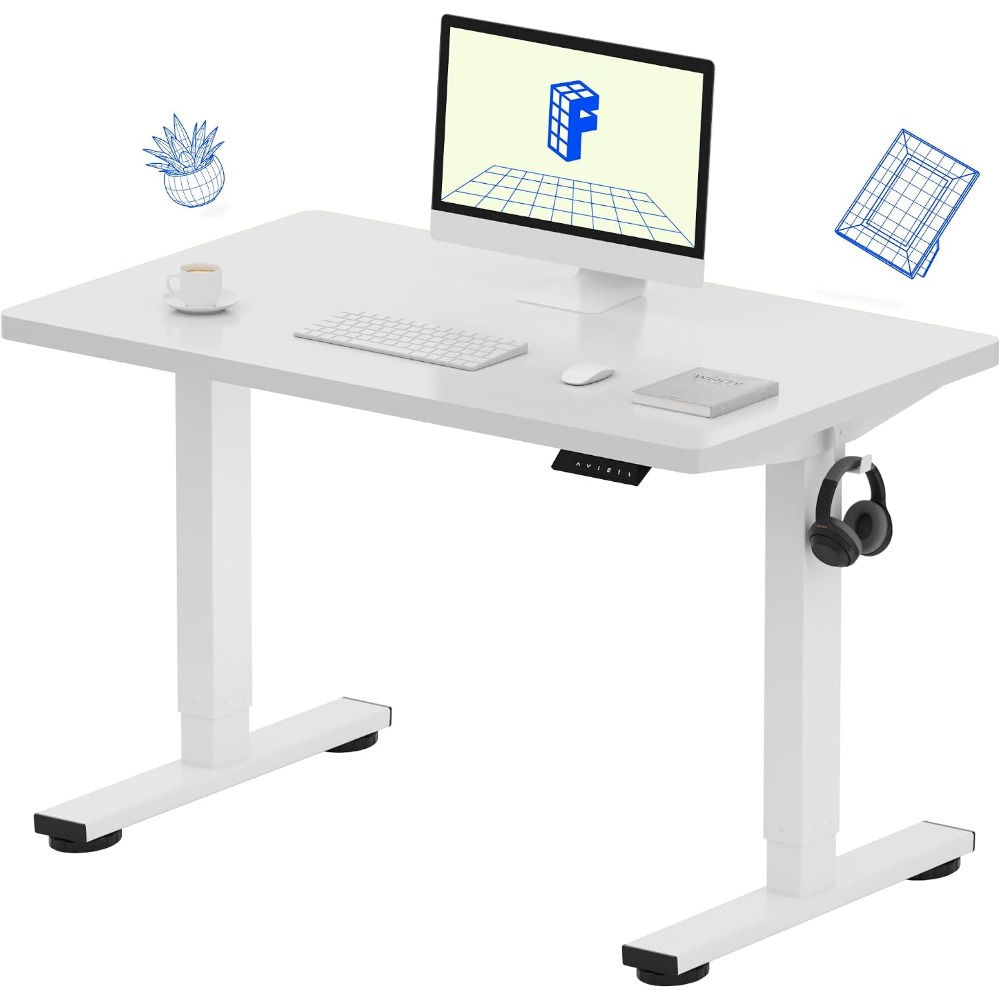 Desk Setup Dual Monitor - مكتب قابل للتحويل FLEXISPOT EN1 مقاس