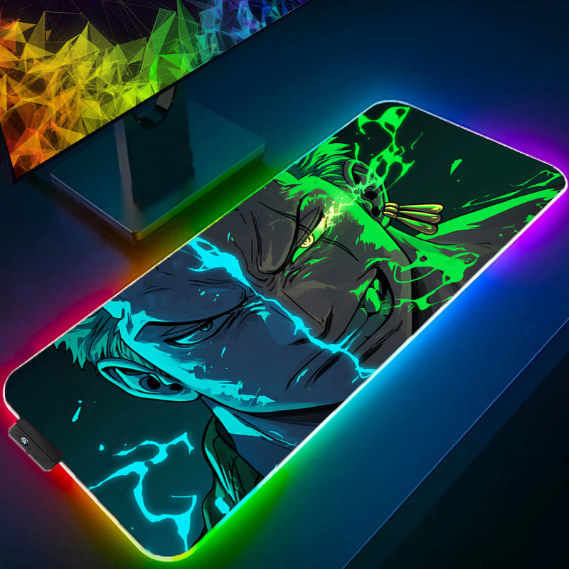Desk Setup Rgb - قطعة واحدة زورو ماوس الوسادة RGB