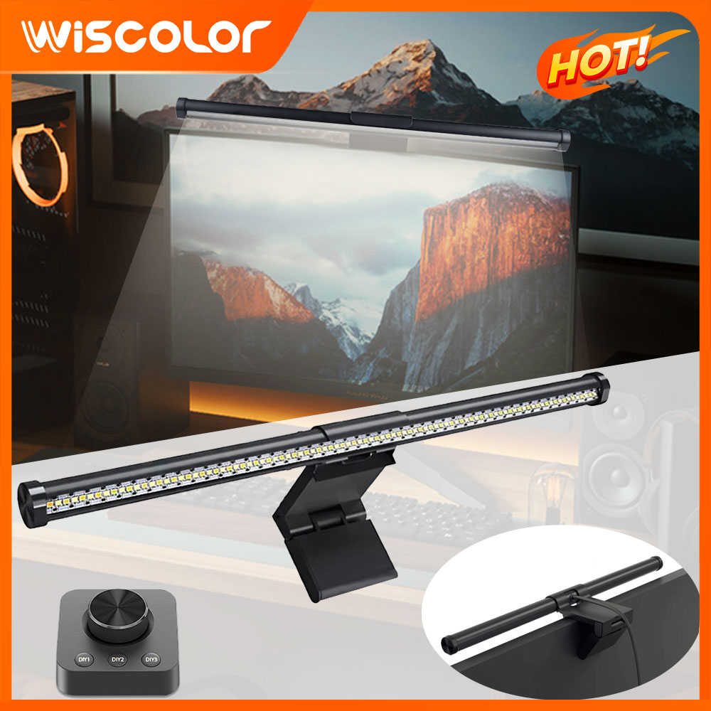 Desk Setup Tech - شريط إضاءة LED قابل للتعتيم للشاشة