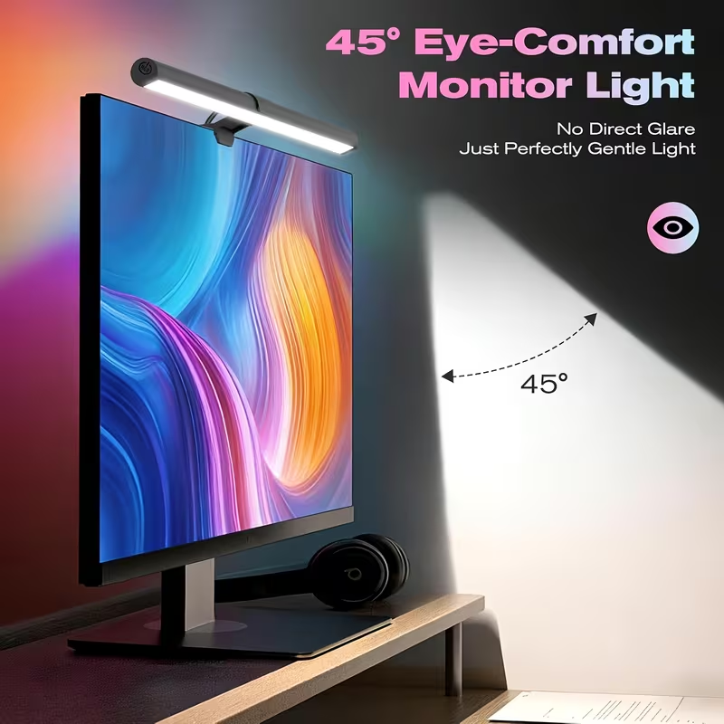 Ambient Light Bar Usb - شريط إضاءة محيطي RGB للكمبيوتر، شريط