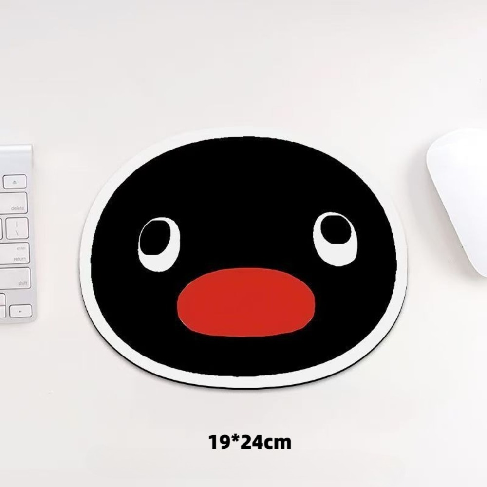 Desk Setup Rug - لوحة ماوس بتصميم البطريق اللطيف، لوحة