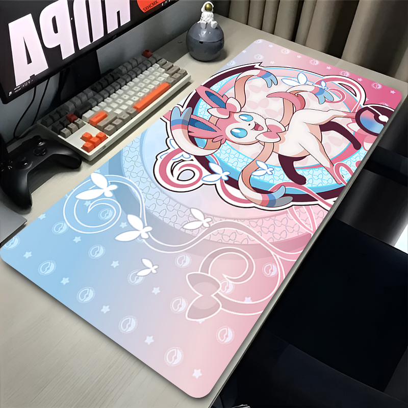 Desk Setup Rug - لوحة ماوس كبيرة وردية اللون XXL