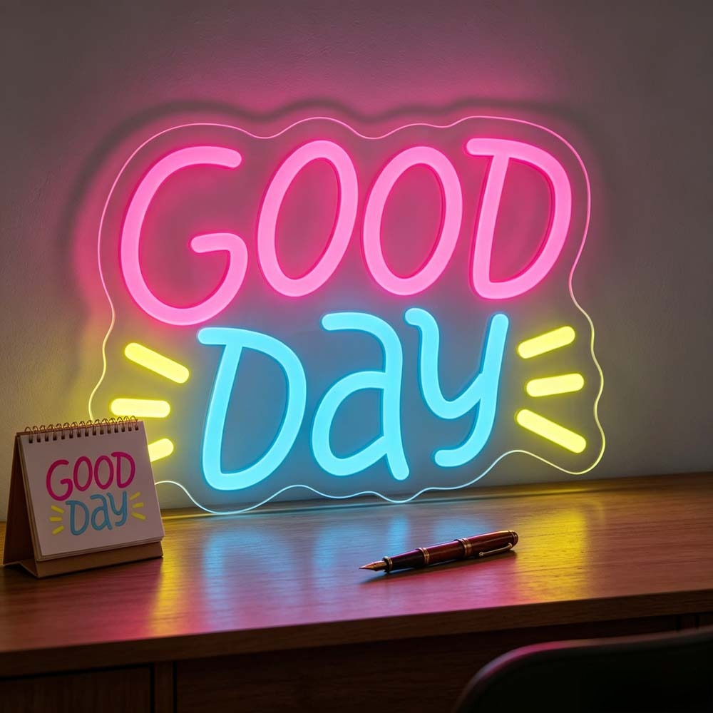 Desk Setup Rgb - لافتة نيون LED ملونة بتدرج ألوان