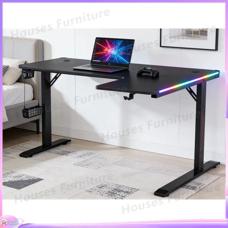 Desk Setup Office - طاولة ألعاب كبيرة 160 سم مع