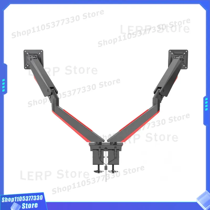 حامل شاشة مزدوج من الألومنيوم  - مراجعة Desk Setup Dual Monitor وسعره