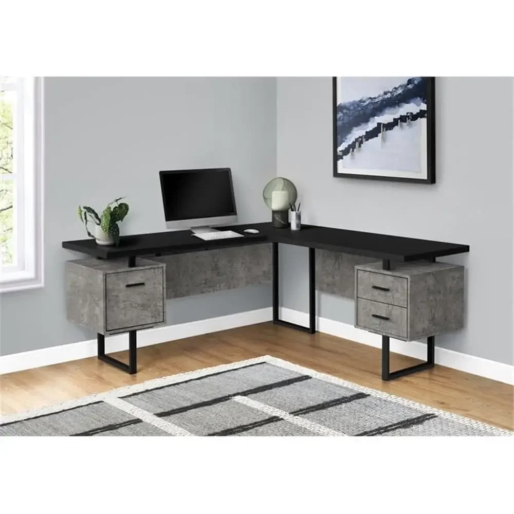 مكتب كمبيوتر على شكل حرف L مقا - مراجعة Desk Setup Office وسعره