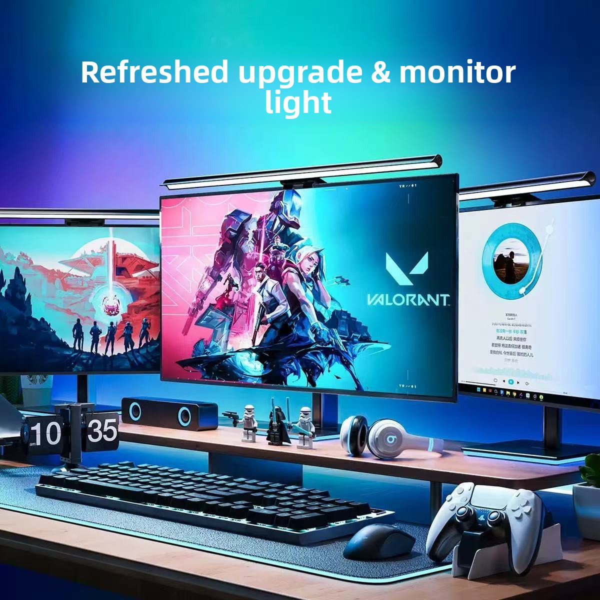 شريط إضاءة للشاشة يعمل باللمس  - مراجعة Ambient Light Bar Usb وسعره