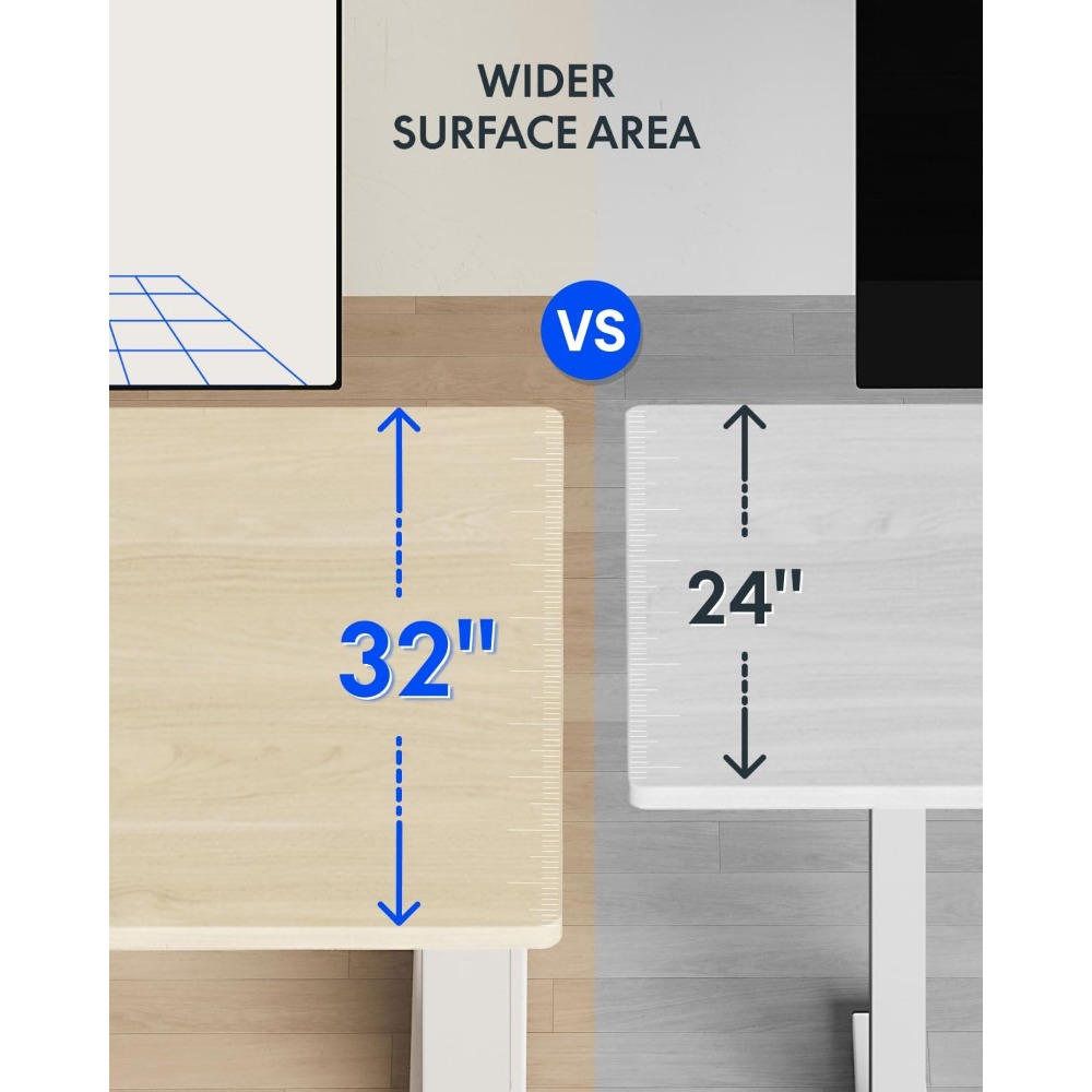مكتب كهربائي قابل للوقوف من FL - مراجعة Desk Setup Office وسعره