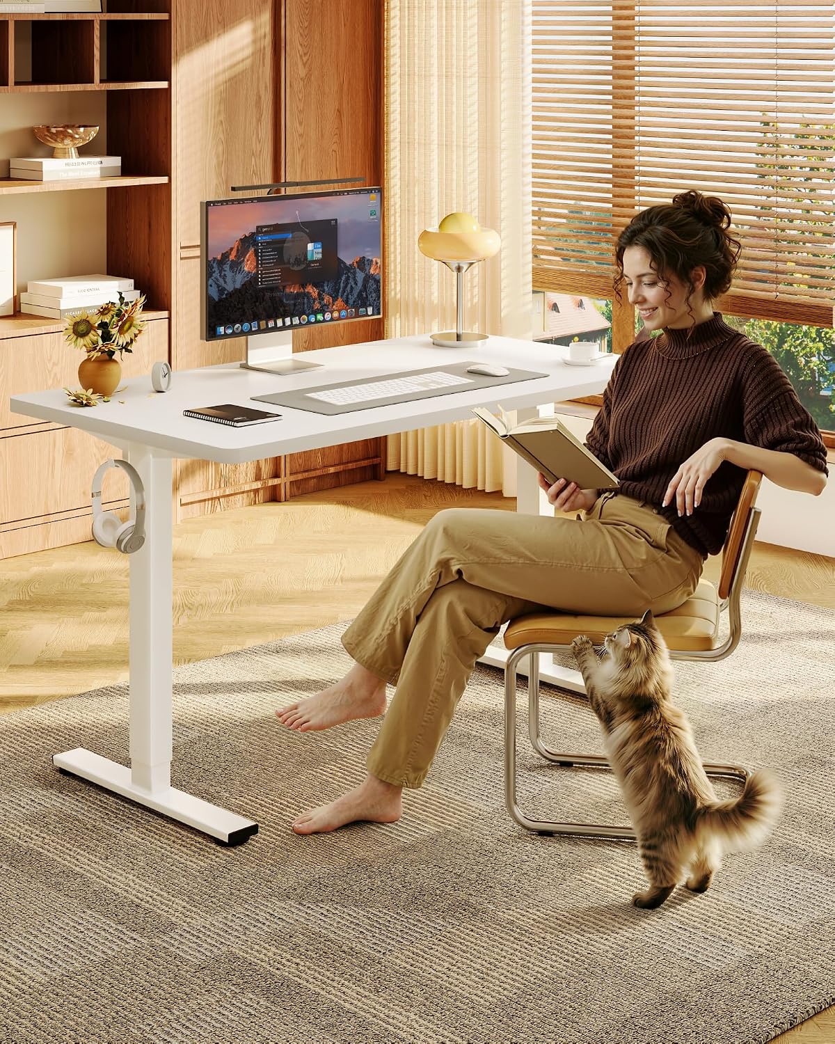 مكتب قابل للتحويل FLEXISPOT EN - مراجعة Desk Setup Dual Monitor وسعره