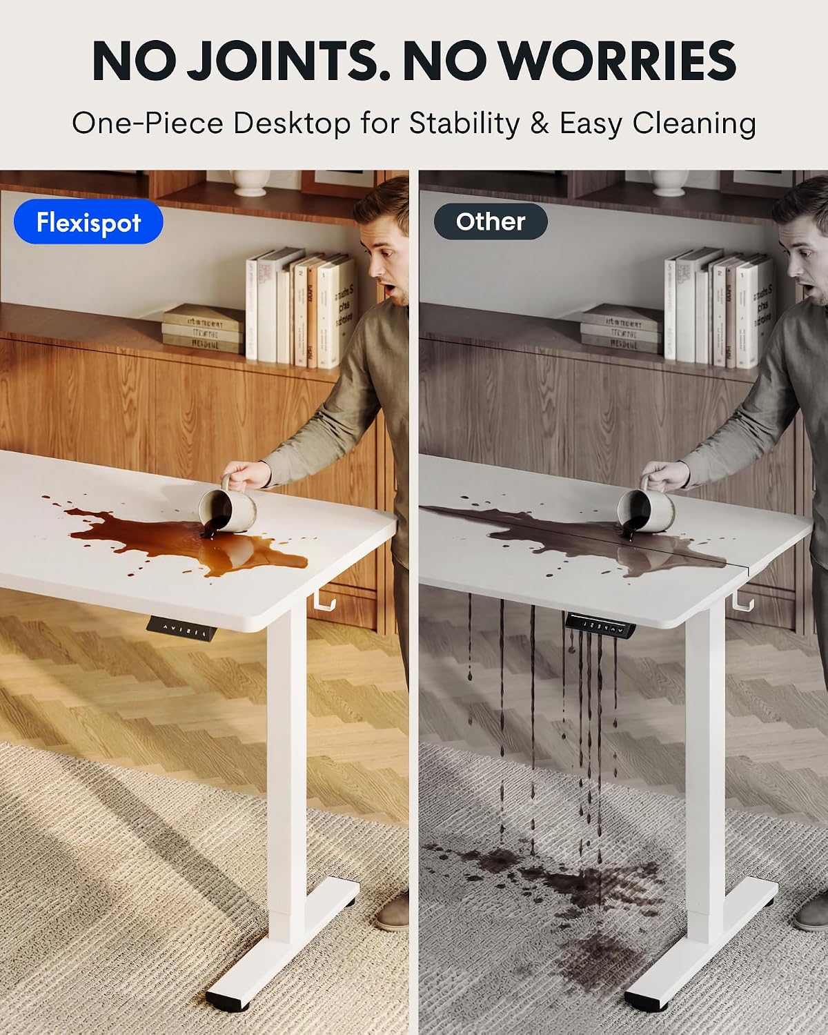 مكتب قابل للتحويل FLEXISPOT EN - مراجعة Desk Setup Dual Monitor وسعره