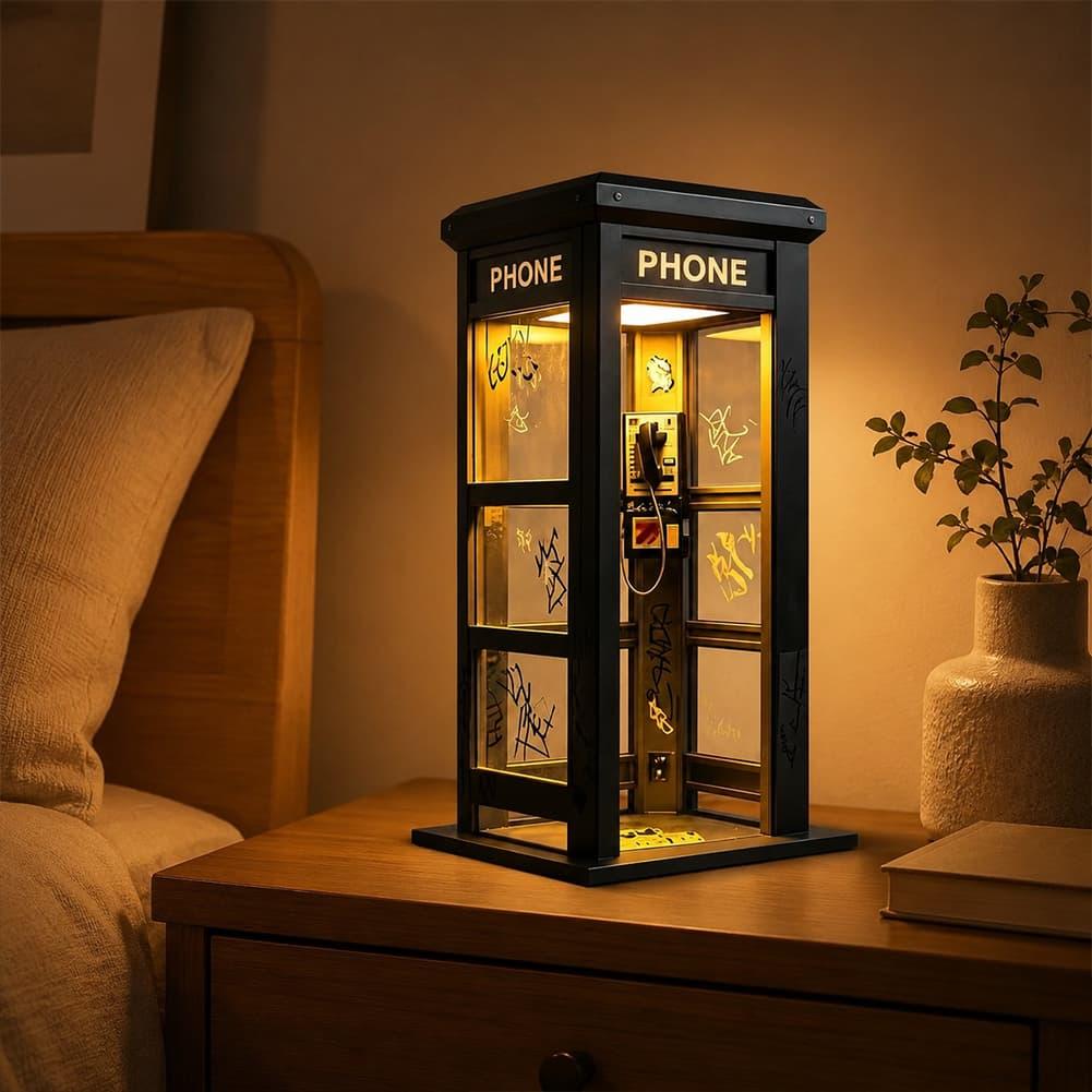 مصباح طاولة على شكل كشك هاتف ل - مراجعة Desk Setup Light وسعره