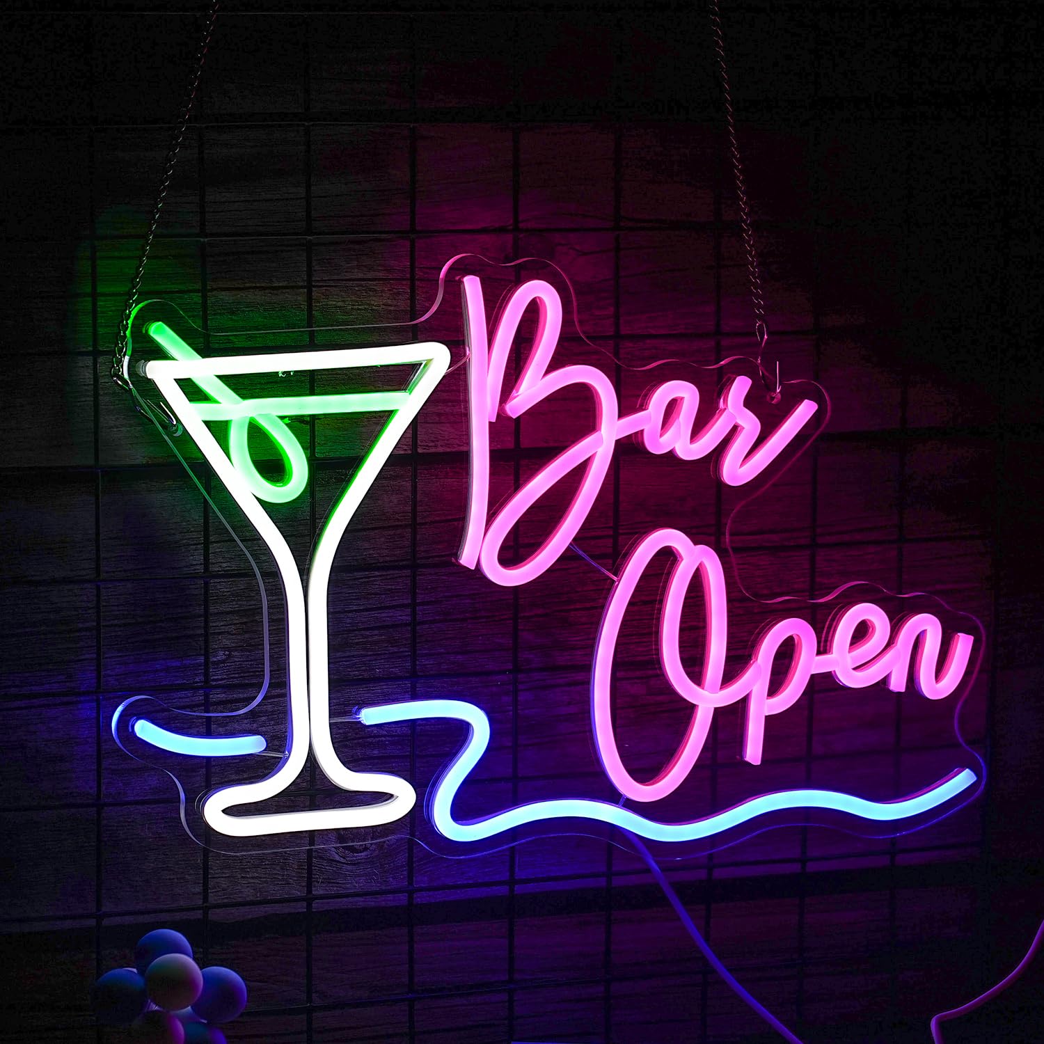 لافتة نيون LED قابلة للتعتيم ت - مراجعة Ambient Light Bar Usb وسعره