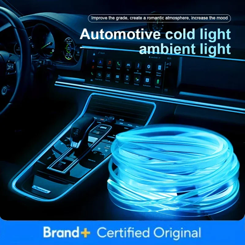 إضاءة داخلية للسيارة بطول 1/3/ - مراجعة Ambient Light Bar Usb وسعره