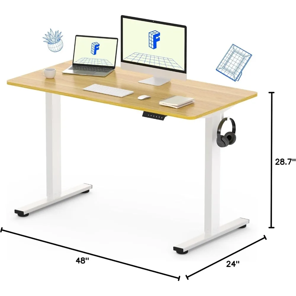 مكتب قائم بذاته قطعة واحدة مقا - مراجعة Desk Setup Dual Monitor وسعره