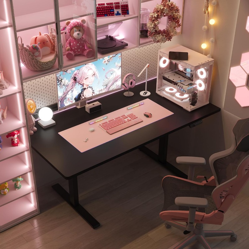 مكتب فليكسيسبوت الكهربائي القا - مراجعة Desk Setup Dual Monitor وسعره