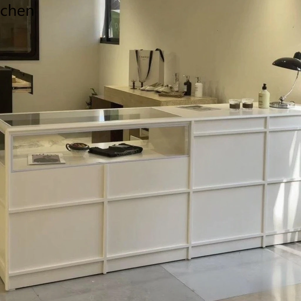 طاولة عرض متكاملة من الزجاج ال - مراجعة Desk Setup Office وسعره