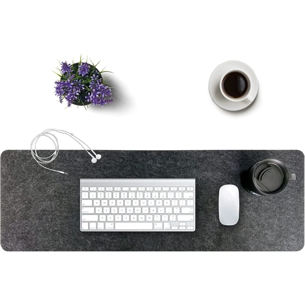 سجادة كمبيوتر مكتبية من اللباد - مراجعة Desk Setup Dark وسعره