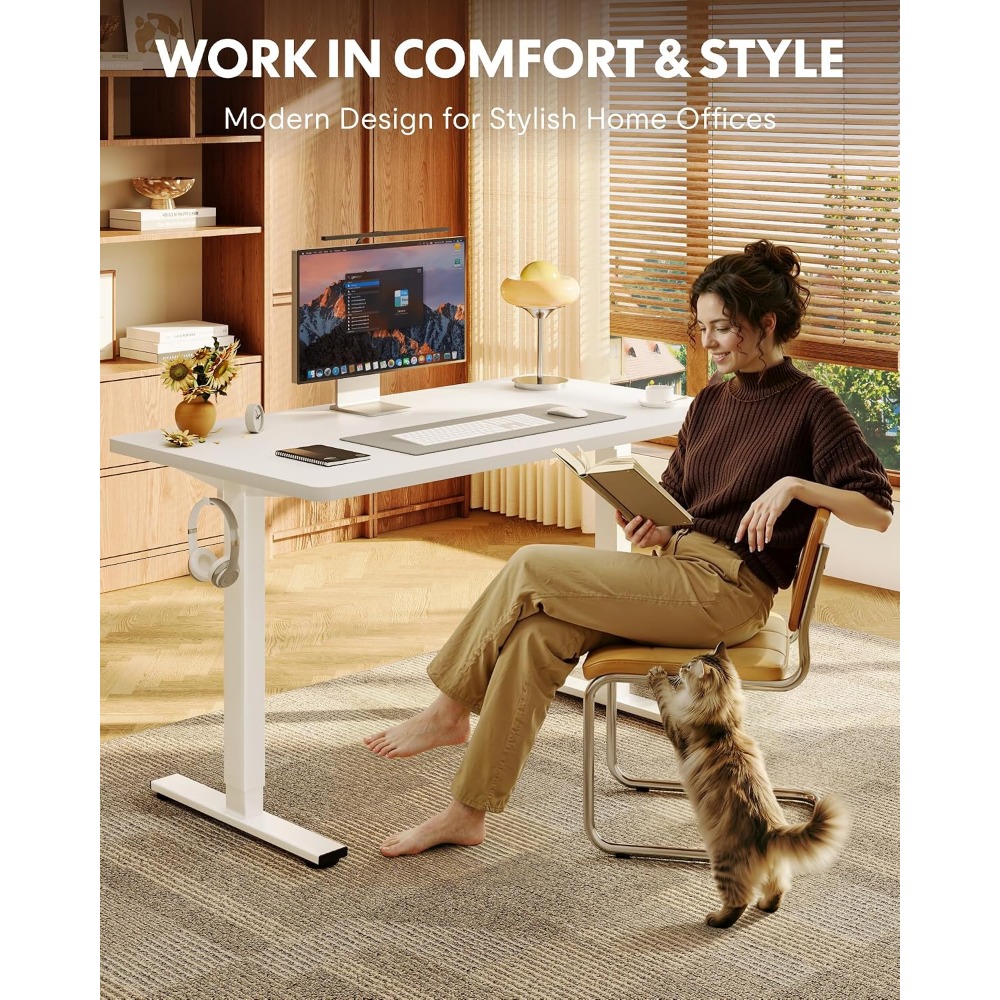 مكتب قابل للتحويل FLEXISPOT EN - مراجعة Desk Setup Dual Monitor وسعره