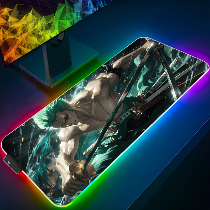 قطعة واحدة زورو ماوس الوسادة R - مراجعة Desk Setup Rgb وسعره
