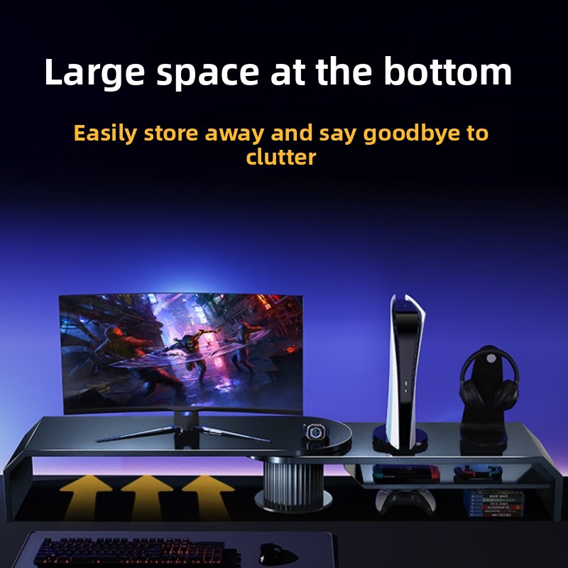 حامل شاشة مزدوج للألعاب، رافع  - مراجعة Desk Setup Dual Monitor وسعره