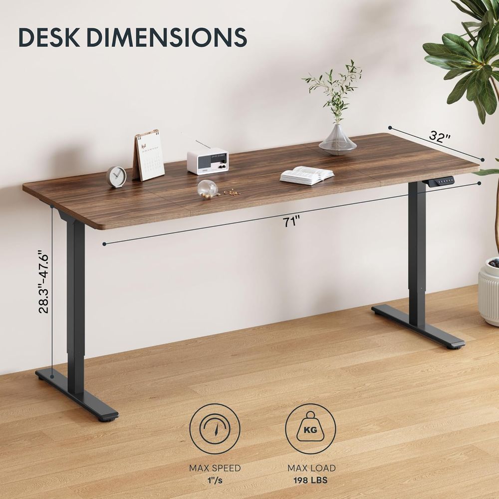 مكتب كهربائي قابل للوقوف مقاس  - مراجعة Desk Setup Dual Monitor وسعره