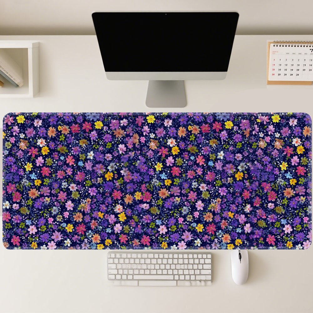 سجادة مكتب كبيرة بنمط زهري، لو - مراجعة Desk Setup Dark وسعره