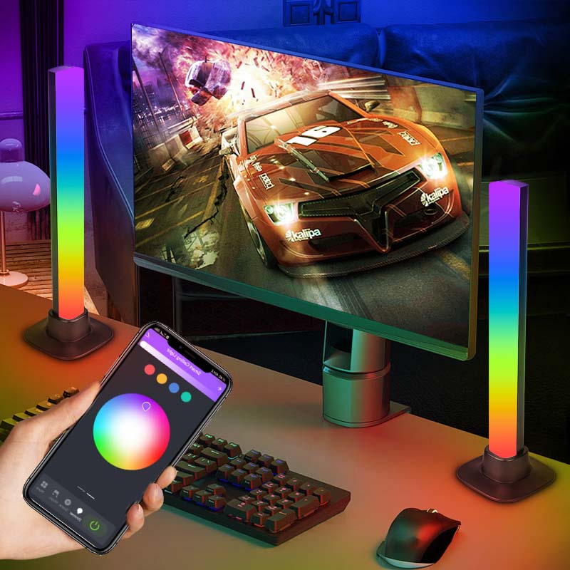 LED سطح المكتب الذكية RGB ضوء  - مراجعة Ambient Light Bar Usb وسعره