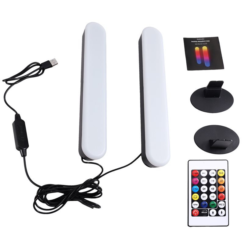 ضوء LED مزود بمستشعر موسيقى AB - مراجعة Ambient Light Bar Usb وسعره