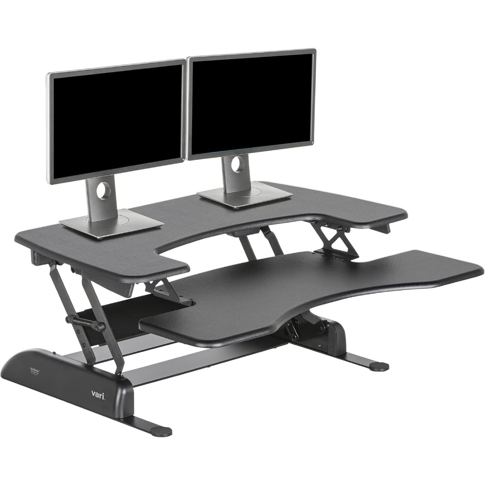 Desk Pro Plus 36، محول قائم بش - مراجعة Desk Setup Dual Monitor وسعره