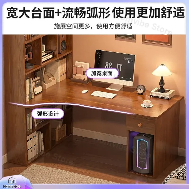 مكتب كمبيوتر على شكل حرف L مع  - مراجعة Desk Setup Dual Monitor وسعره