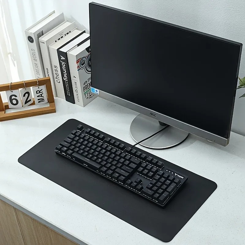 الوردي بلون الجلود وسادة مكتب  - مراجعة Desk Pad Leather Large وسعره