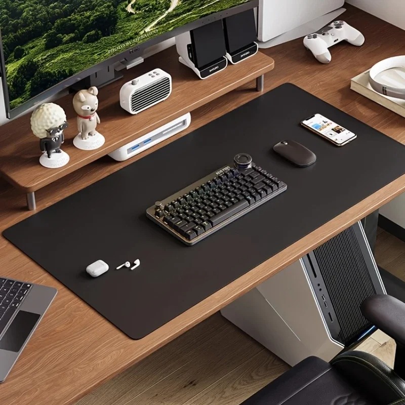 الوردي بلون الجلود وسادة مكتب  - مراجعة Desk Pad Leather Large وسعره