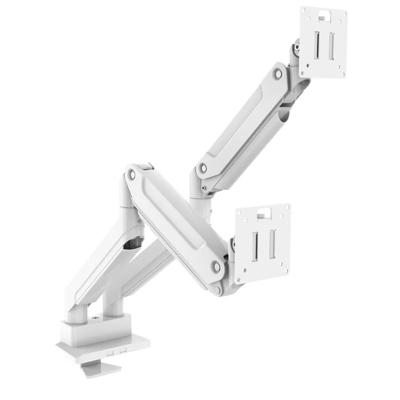 حامل شاشة مزدوج الأذرع قوي الت - مراجعة Desk Setup Dual Monitor وسعره