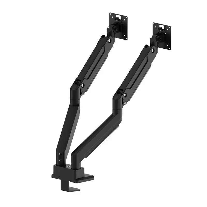 حامل شاشة مزدوج الأذرع قوي الت - مراجعة Desk Setup Dual Monitor وسعره