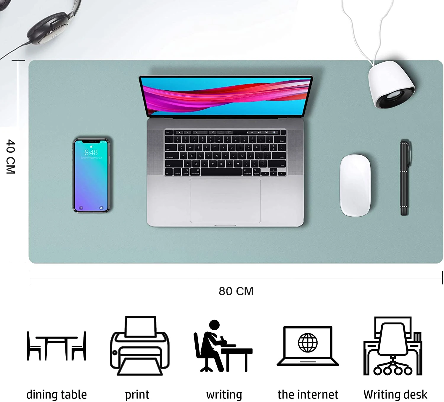 لوحة ماوس كبيرة الحجم محمولة،  - مراجعة Desk Pad Leather Large وسعره