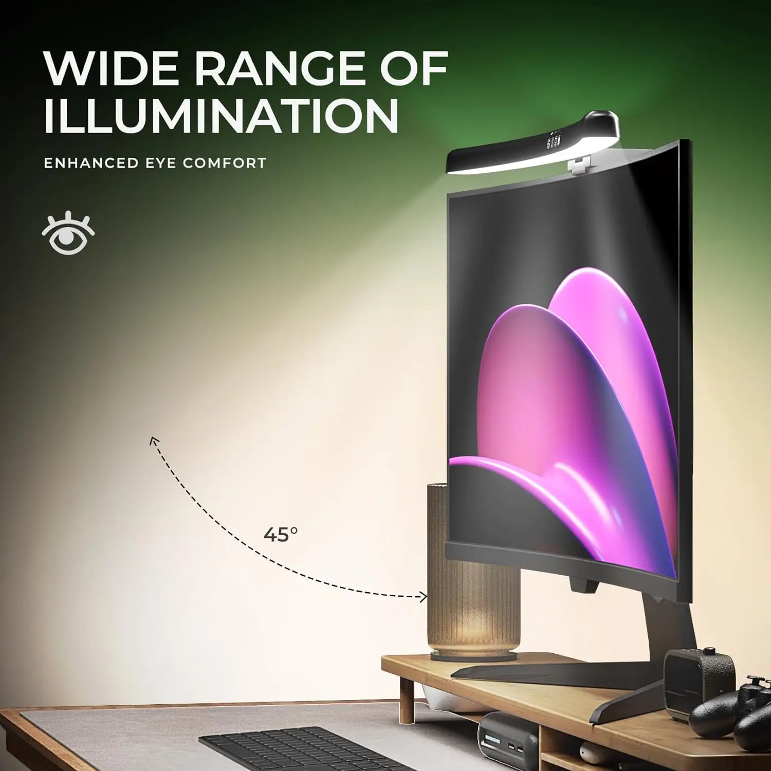 شريط إضاءة لشاشة الكمبيوتر بتق - مراجعة Desk Setup Rgb وسعره